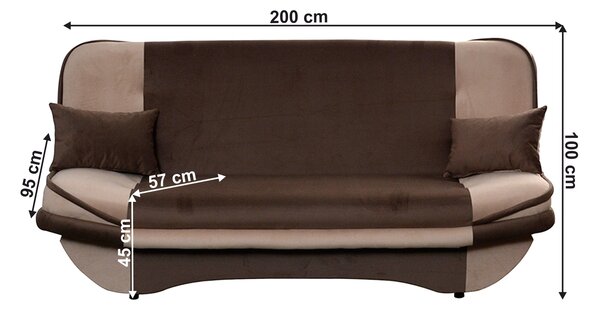 Zondo.hr Sofa na razvlačenje Gapo (soro 23 + soro 28) . 1063859