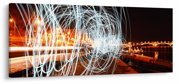 Slika svjetlosnih valova (120x50 cm)