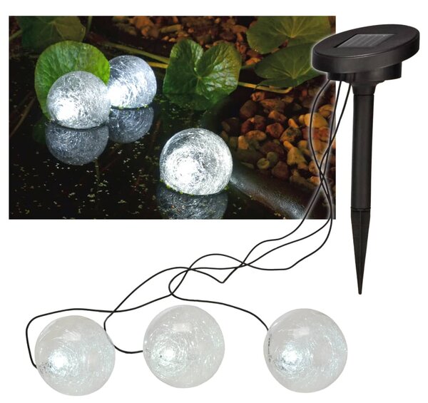 HI solarna LED plutajuća svjetiljka za ribnjak 9 cm