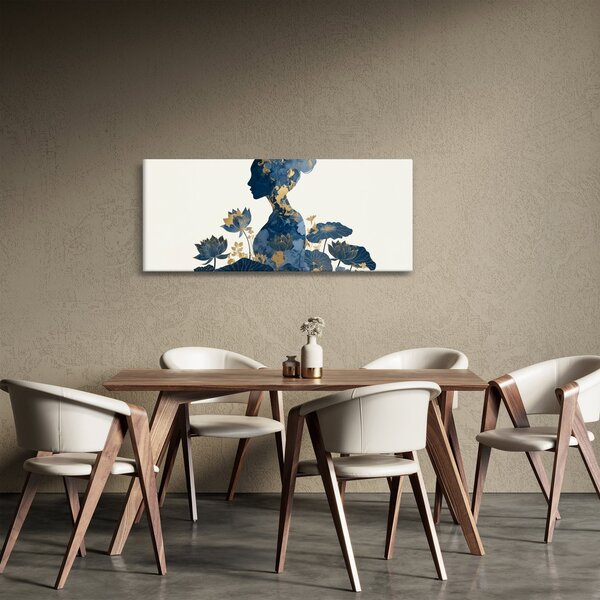 Slika - Mramorni profil žene (120x50 cm)