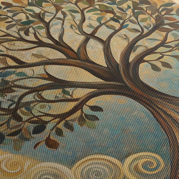 Slika – Drvo života i spirale (70x50 cm)