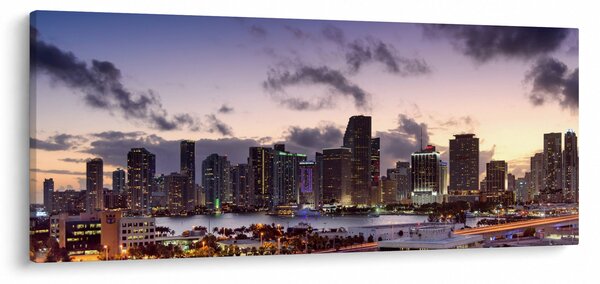 Slika metropole s neboderima (120x50 cm)