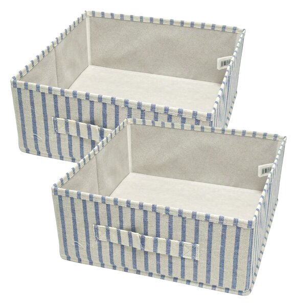 Sinsay - Sklopive kutije za pohranu s prugama 2 pack
