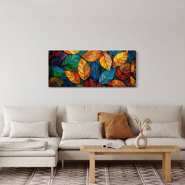 Slika - Mozaik od lišća (120x50 cm)