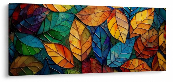 Slika - Mozaik od lišća (120x50 cm)