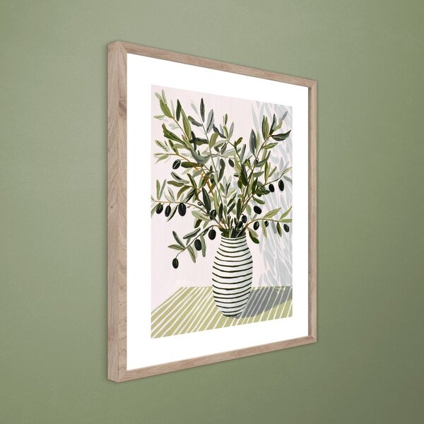 Tiskana slika s okvirom 40x50 cm Olive Bunch II – Styler