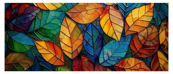 Slika - Mozaik od lišća (120x50 cm)