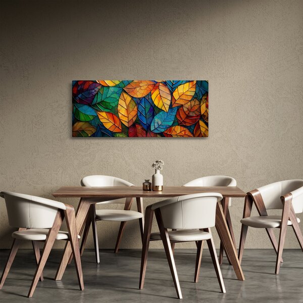 Slika - Mozaik od lišća (120x50 cm)