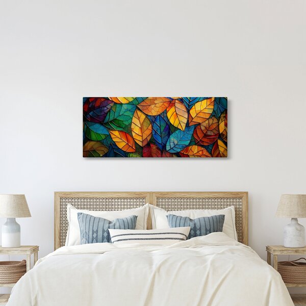 Slika - Mozaik od lišća (120x50 cm)