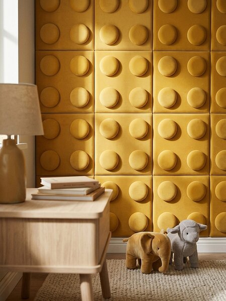 Sinsay - Baršunasti tapecirani panel u obliku kocke