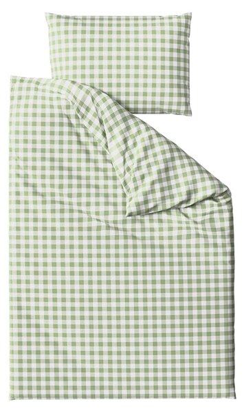 Bavlenska posteljina za kinderbet Renforcé GRENTIS zelena Dimenzije posteljine: 45 x 65 cm | 90 x 135 cm