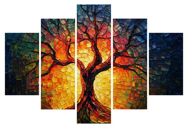 Slika - Stablo života u mozaiku (150x105 cm)