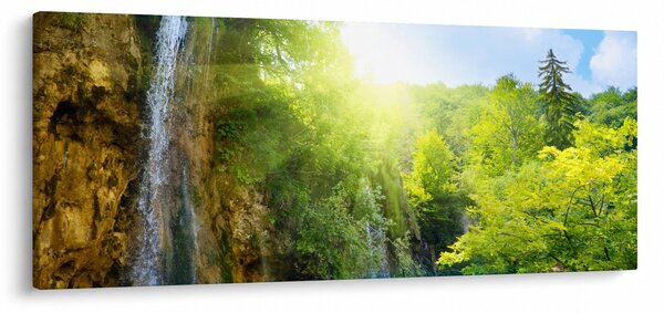 Slika - slapovi u prašumi (120x50 cm)