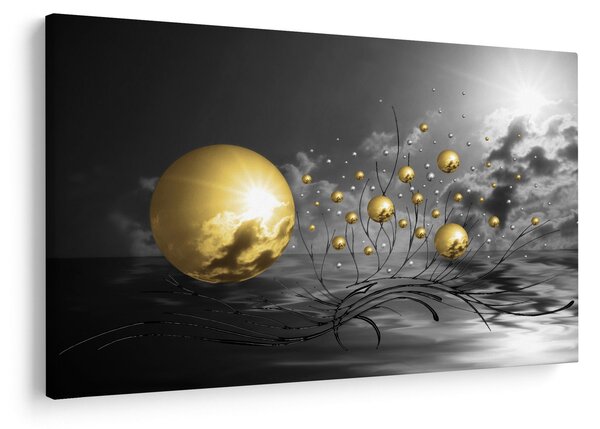 Slika oker kugli (90x60 cm)