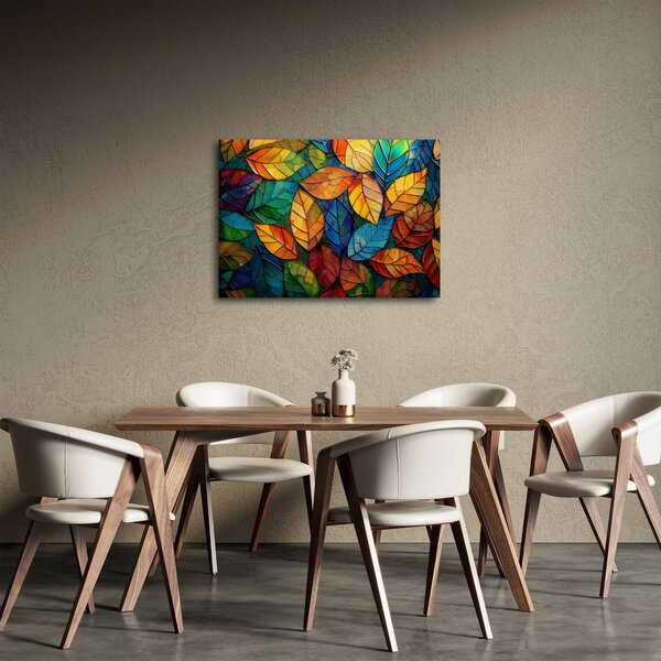 Slika - Mozaik od lišća (70x50 cm)