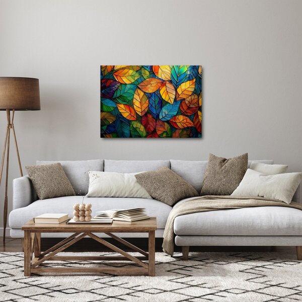 Slika - Mozaik od lišća (70x50 cm)