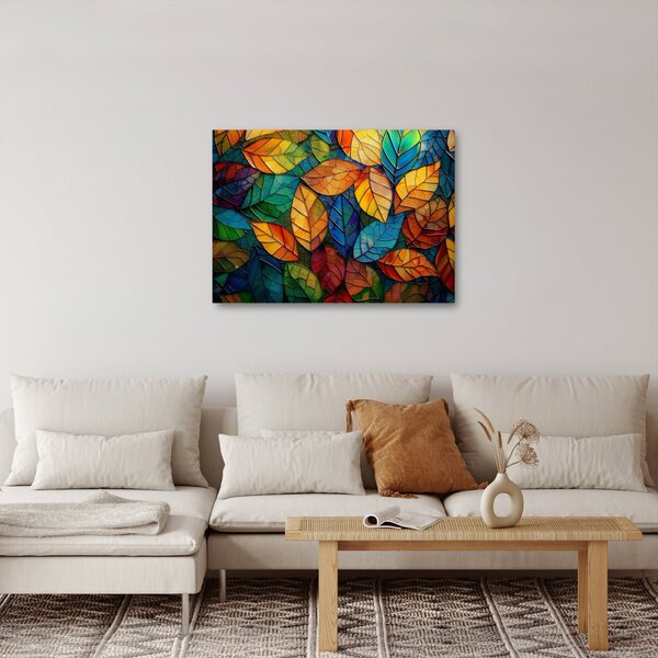Slika - Mozaik od lišća (70x50 cm)