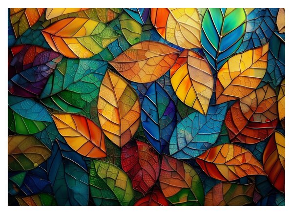 Slika - Mozaik od lišća (70x50 cm)