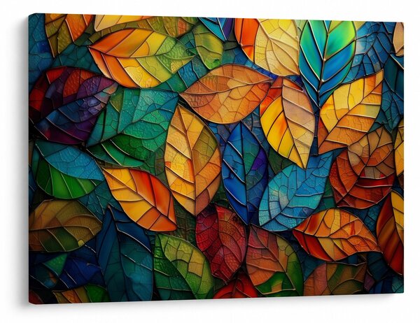 Slika - Mozaik od lišća (70x50 cm)