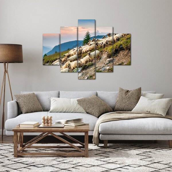 Slika - Stado ovaca (150x105 cm)