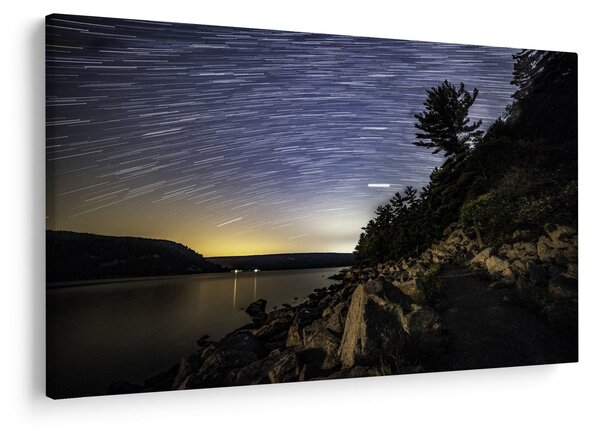 Slika - nebo u vrijeme zalaska sunca (90x60 cm)