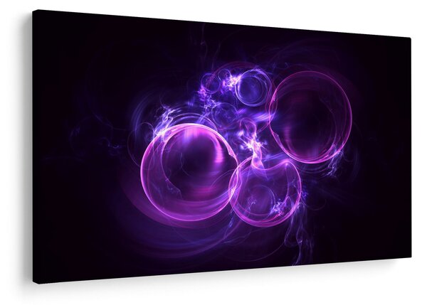 Apstraktna slika mjehurića (90x60 cm)