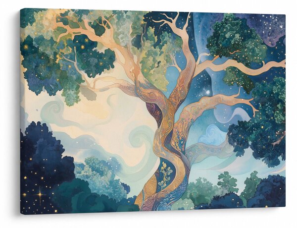 Slika – Svemirsko drvo (70x50 cm)