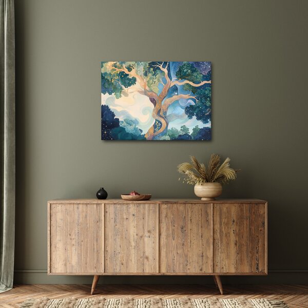 Slika – Svemirsko drvo (70x50 cm)
