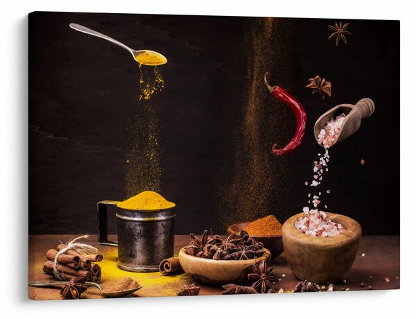 Slika - Začini u pokretu (70x50 cm)