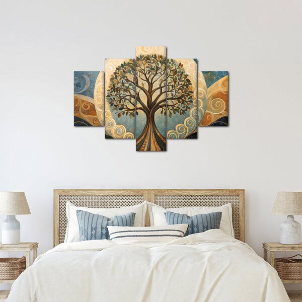Slika – Drvo života i spirale (150x105 cm)