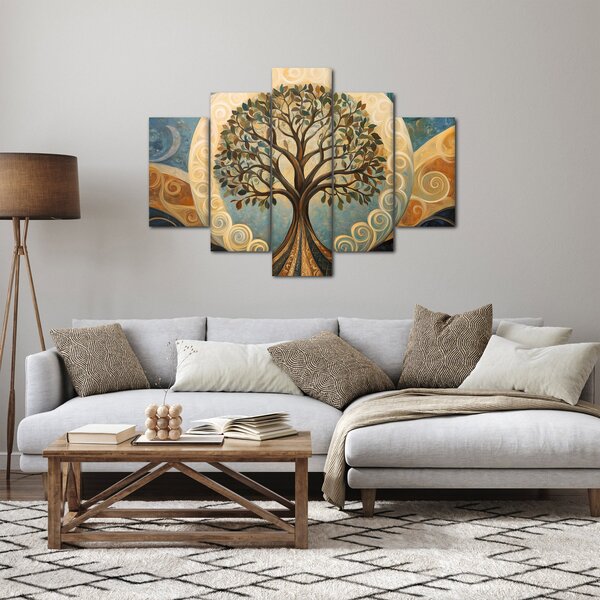 Slika – Drvo života i spirale (150x105 cm)