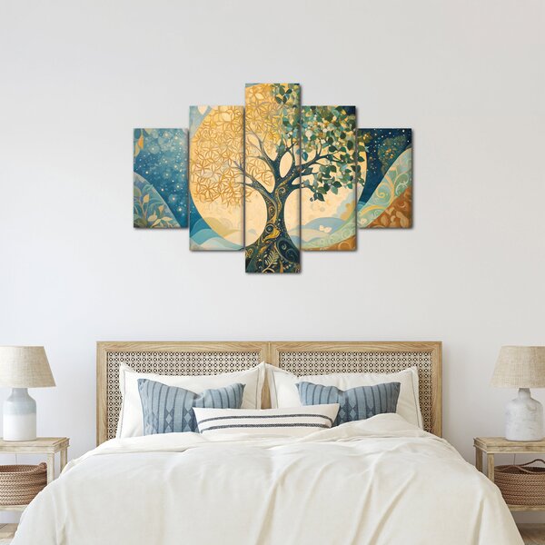 Slika – Drvo života u mjesecu (150x105 cm)