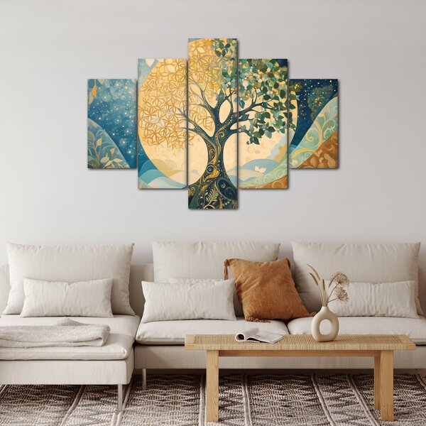 Slika – Drvo života u mjesecu (150x105 cm)