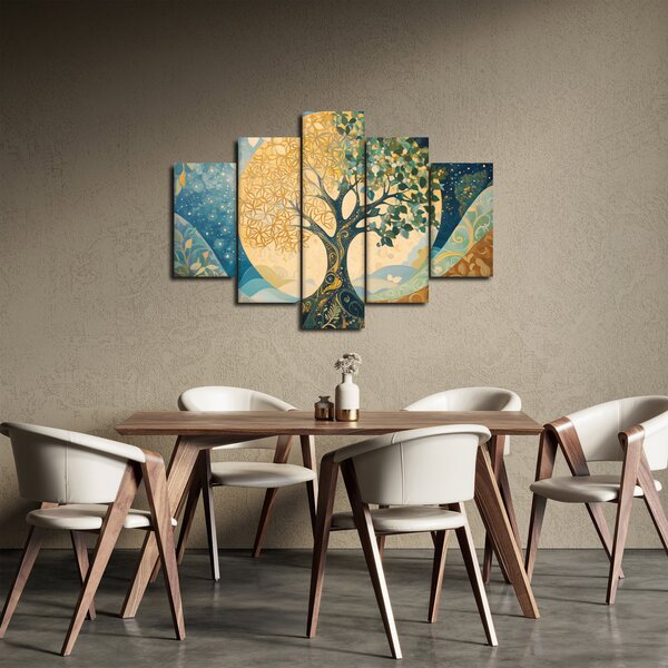Slika – Drvo života u mjesecu (150x105 cm)