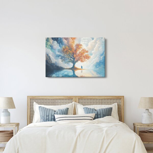 Slika – Drvo života i ljubavi (90x60 cm)