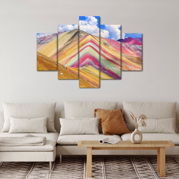 Slika - Rainbow Mountain, Peru (150x105 cm)