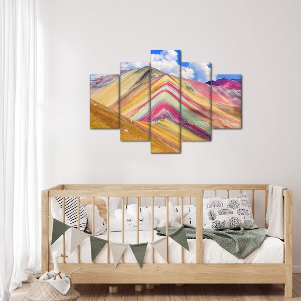 Slika - Rainbow Mountain, Peru (150x105 cm)