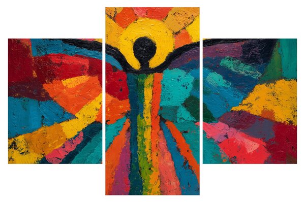Slika - Oslikani anđeo (90x60 cm)