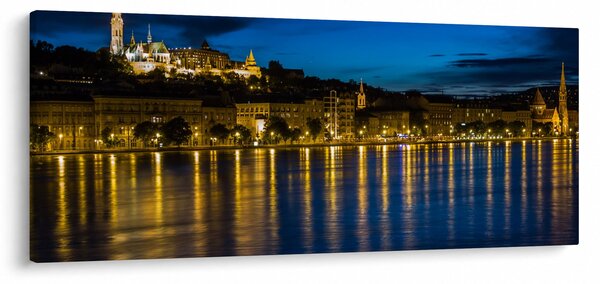 Slika noćnog grada (120x50 cm)