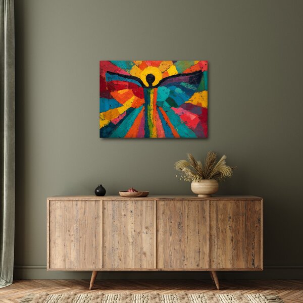 Slika - Oslikani anđeo (70x50 cm)