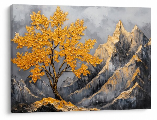 Slika – Zlatno drvo u planinama (70x50 cm)