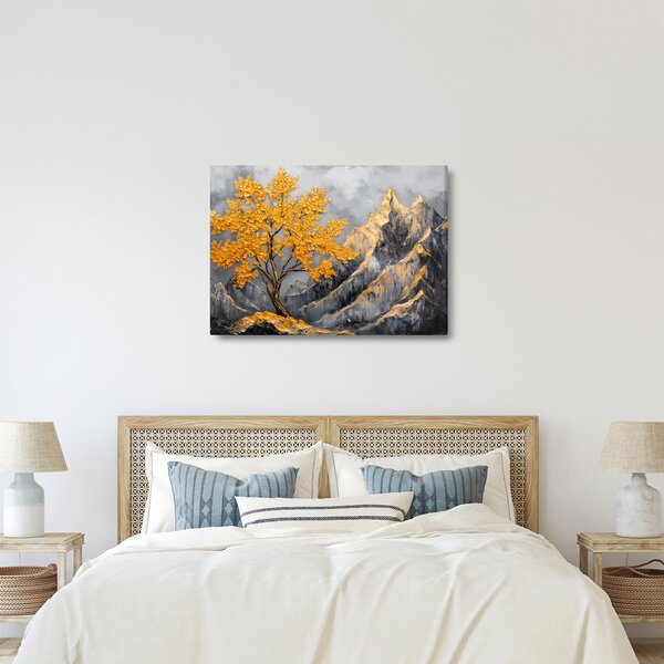Slika – Zlatno drvo u planinama (70x50 cm)