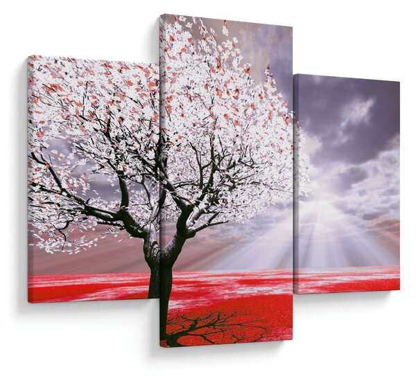 Crvena slika stabla (90x60 cm)