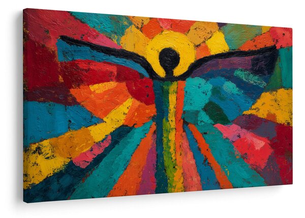 Slika - Oslikani anđeo (90x60 cm)