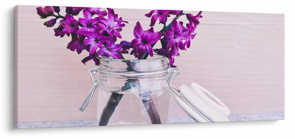 Slika ljubičastog cvijeća (120x50 cm)