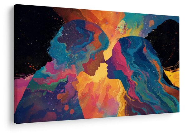 Slika - Kozmička ljubav (90x60 cm)