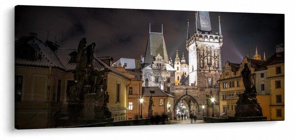 Slika osvijetljene Prašne brane (120x50 cm)