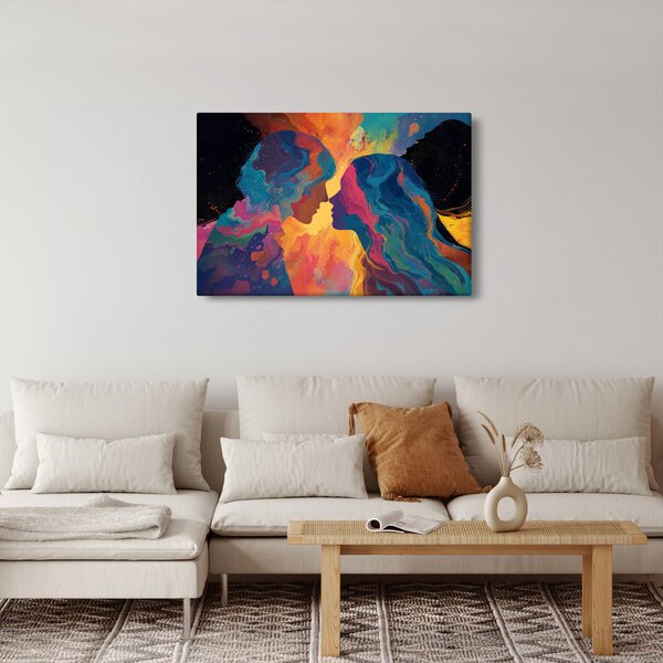 Slika - Kozmička ljubav (90x60 cm)