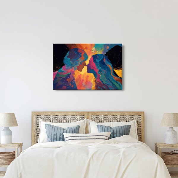 Slika - Kozmička ljubav (90x60 cm)