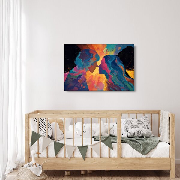 Slika - Kozmička ljubav (90x60 cm)